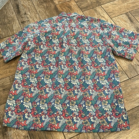 REYN SPOONER Commemorative Classics HAWAIIAN SHIRT blue floral men’s XL - Picture 5 of 5